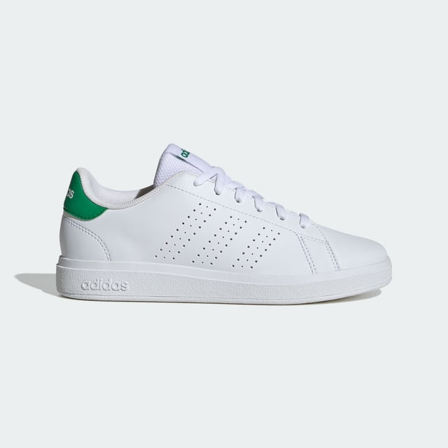 TENIS ADIDAS ADVANTAGE BASE 2.0 FTWWHT/FTWWHT/GREEN ID3889 JUNIOR BLANCO 23CM