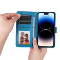 thumbnail image 4 of Funda tipo cartera GANGXUN para iPhone 15 Pro , diseño girasol, cuero PU, soporte, cierre magnético, tarjetero, 4 of 5