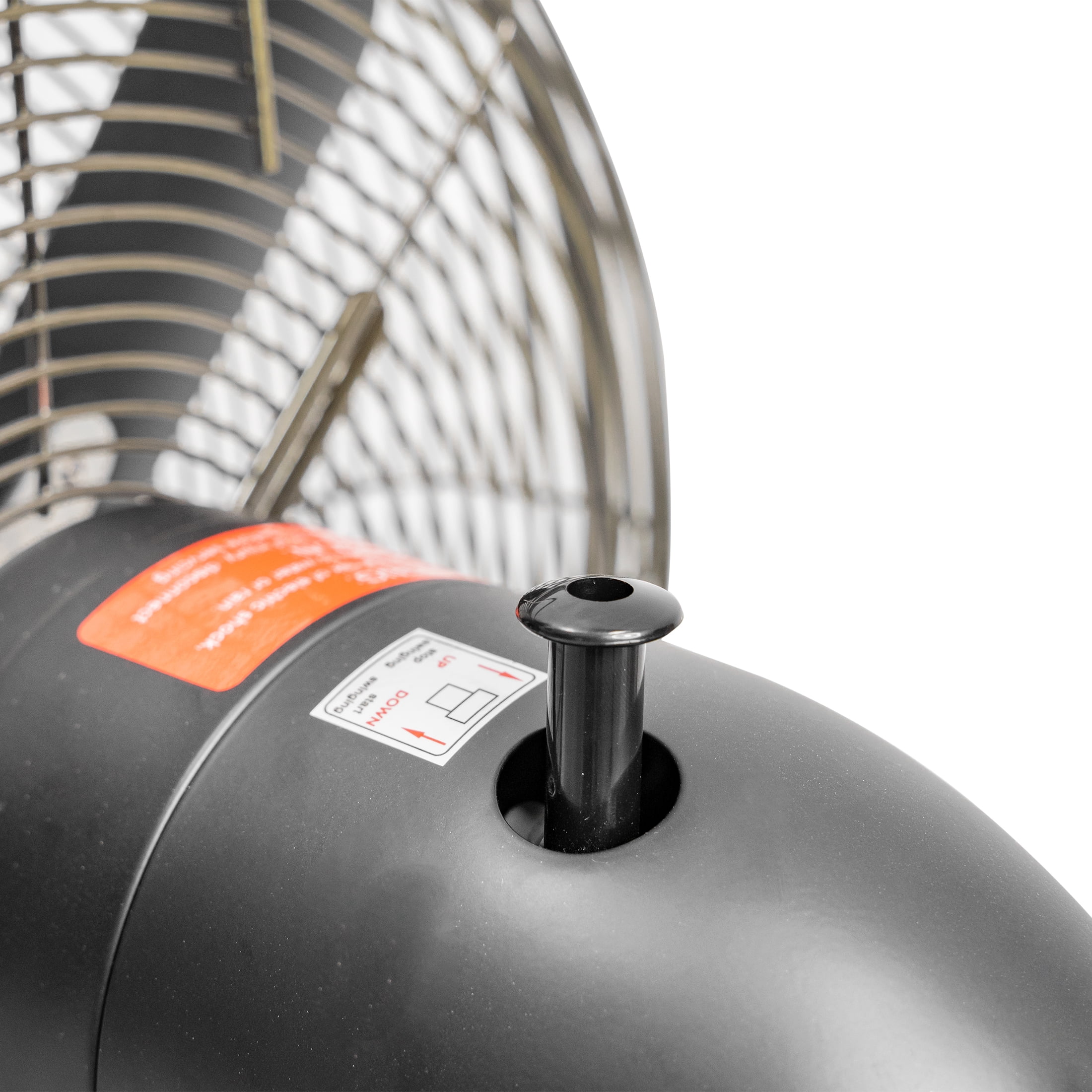 Better Homes & Gardens New 12 inch Vintage Oscillating Table Fan Black with 3 Speeds