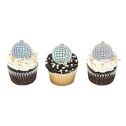 Disco-Metallic Cupcakes