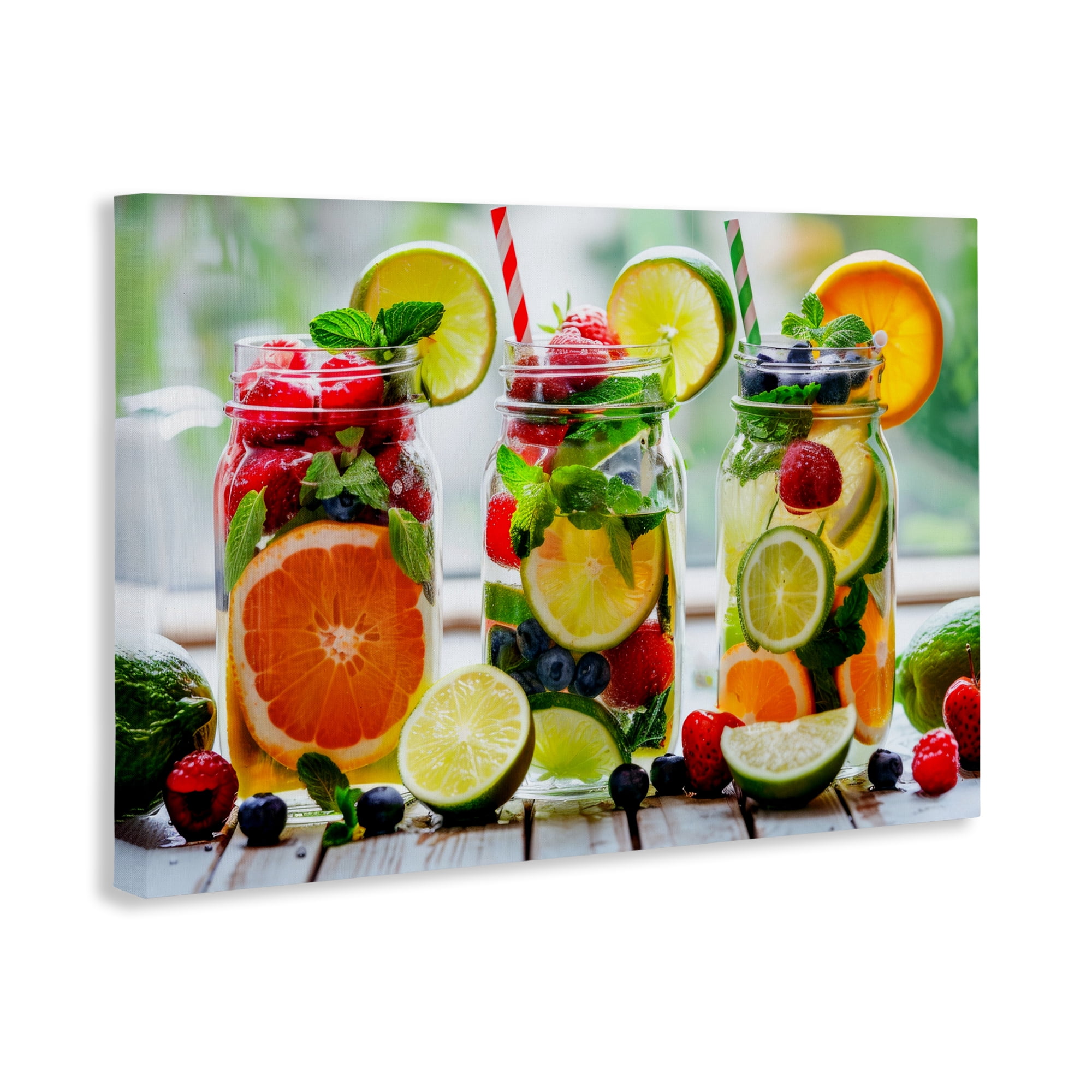 Stupell Industries Vibrant Citrus & Berry Infusion Canvas Wall Art, design by Lazar Studio