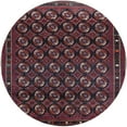 thumbnail image 1 of Ahgly Company Machine Washable Indoor Round Industrial Modern Deep Red Area Rugs, 6' Round, 1 of 7