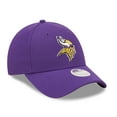 thumbnail image 3 of Women's New Era Purple Minnesota Vikings Simple 9FORTY Adjustable Hat, 3 of 6
