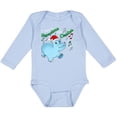 thumbnail image 3 of Inktastic I Want a Hippopotamus for Christmas Hippo in Santa Hat Boys or Girls Long Sleeve Baby Bodysuit, 3 of 5