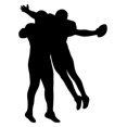thumbnail image 2 of Football Players Wall Decal by Wallmonkeys Peel and Stick Graphic (48 in H x 41 in W) WM49745, 2 of 4