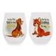 thumbnail image 1 of Set de copas de vino Toynk Disney Fox and the Hound 600 ml x2, 1 of 7