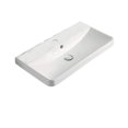 thumbnail image 2 of American Imaginations 23.82-in. W 1 Hole Ceramic Top Set In White Color - Overflow Drain Incl. AI-30749, 2 of 9