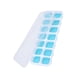 thumbnail image 3 of Molde para cubitos de hielo, 14 rejillas, bandeja de bolas de hielo para bricolaje, molde de plástico de silicona para hacer chocolate con tapa, azul 【4PCS】 Irene Inevent HA004890-02*4, 3 of 7