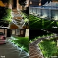 thumbnail image 4 of Lights Outdoor  Waterproof 6000K Cold White LED Stainless Steel Stake for Pathway Yard Garden Driveway Solar Powered Outside Decor, 4 of 14