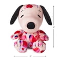 thumbnail image 3 of Hallmark Peanuts Valentine's Day Floppy Snoopy Plush Toy (Heart to Heart), 6", 3 of 7