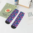 thumbnail image 7 of Naloa Rainbow Snowflakes Ankle Socks for Women Non Slip Socks No Show Socks Classic Low Cut Casual Socks Casual Socks, 7 of 7