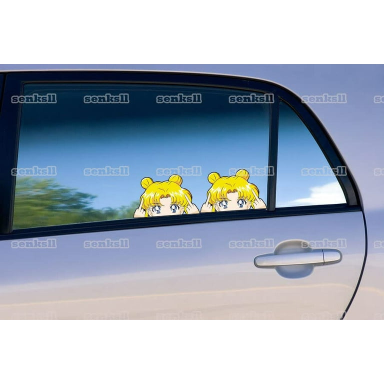 Senksll 2Pcs Anime Stickers Anime Decals for Car Decal Auto Accessories for Window Camper Skateboard Decoration Bumper Sticker - Walmart.com