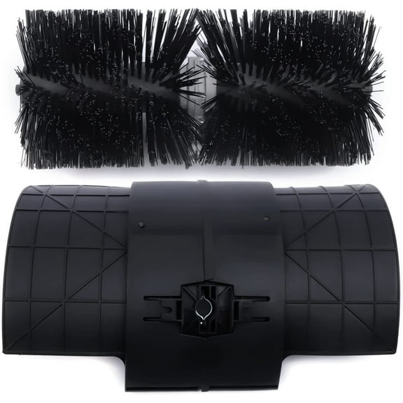 Gas Power Broom Head ,Sweeper Broom Attachment Driveway Turf Grass Snow Clean Bristle Brush ,Walk Behind Broom Couple Shaft Head Rolling Brush