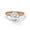 Pink, variant on One carat 2.00 Carat - Round Cut - Moissanite Ring - Solitaire Engagement Ring in 18K White Gold Plating over Silver Size 5