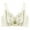 White, variant on Ahuyic Womens Bra,Summer Plus Size Bra,Womens No- Embroidery Bra Fixed Wide Straps Thin Cup Large Size Womens Daily Bra,Yellow,L