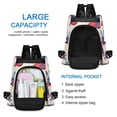 thumbnail image 6 of FORMRS Women's Travel Backpack Purse Anti-Theft Hidden Pockets Casual Shoulder Bag, Blue Butterflies, 6 of 7