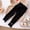 G10-Black, variant on Ulitacool 5-6 Years Girls Pants Empire Waist Leggings Cherry Print Straight Leg Soft Everyday Bottoms For Baby And Comfortable Knit For Kids Beige