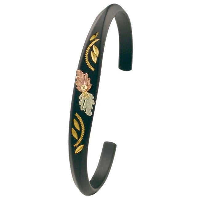 Black Hills Gold Black Cuff Bracelet
