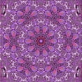 thumbnail image 1 of Ahgly Tapis de Zone Carré Transitionnel Lavable en Machine, 8 Pieds Carré, 1 of 7