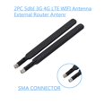 thumbnail image 1 of Antena WiFi de 5 dBi, 2 unidades, SMA macho, para enrutador 4G LTE, para B315, B310, B593, B525, 1 of 5