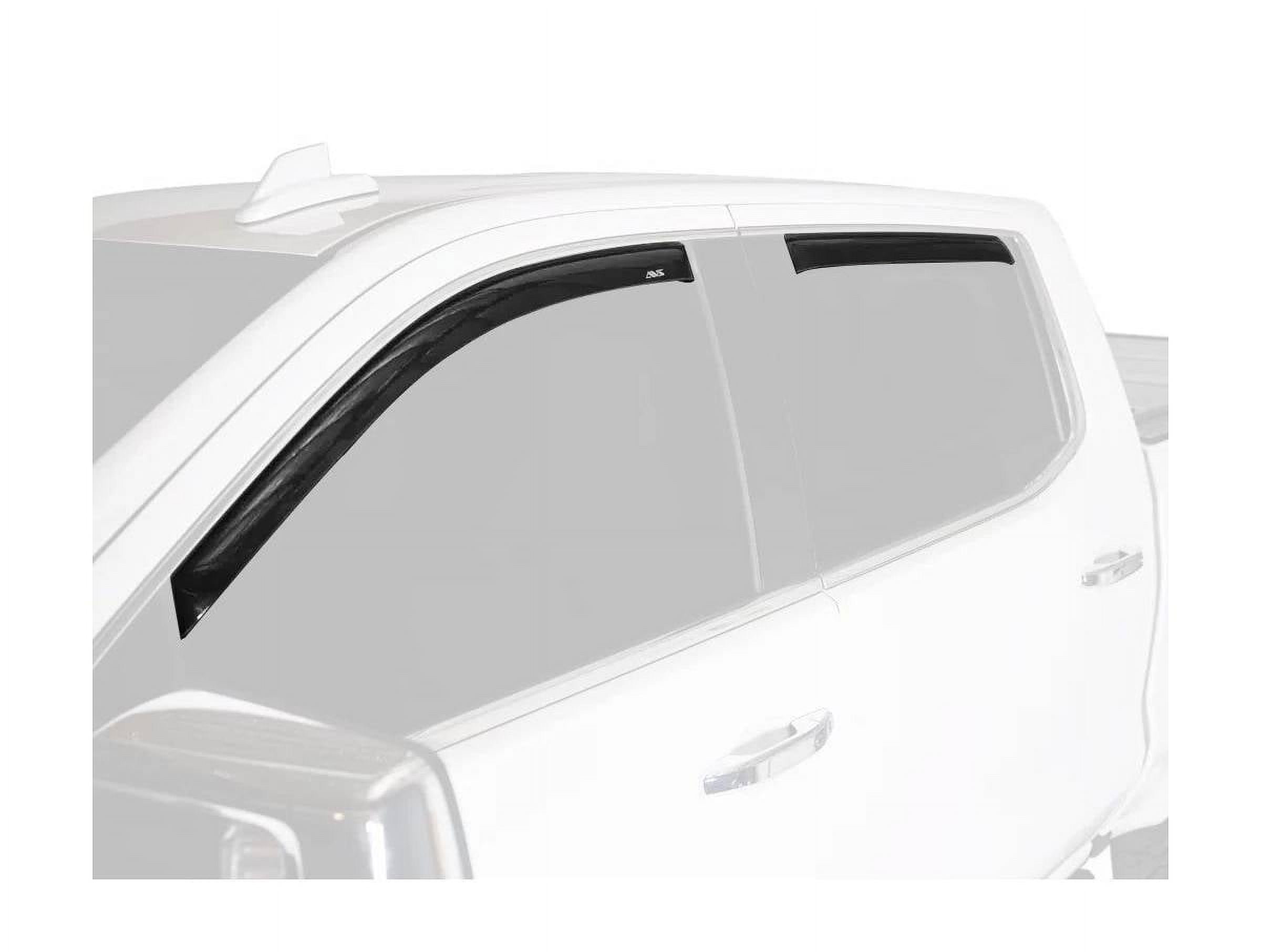Auto VentShade (AVS) 194334 In-Channel Ventvisor Window Deflectors Fits 2022-2024 Jeep Grand Cherokee, 4 pcs. Smoke-