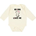 thumbnail image 3 of Inktastic My Oma Loves Me Girl Cat Girls Long Sleeve Baby Bodysuit, 3 of 5