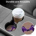 thumbnail image 5 of Car Coasters for Cup Holder Absorbent, Car Ceramic Coasters with Finger Notch, Auto Accessories for Men Women Striped Zebra 2 Pack Cup Coasters, 5 of 6