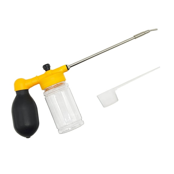 Multi-Purpose Powder Duster Diatomaceous Earth Duster Powder Sprayer Bulb Duster with Length Adjustable from 11" to 23"