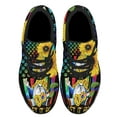 thumbnail image 2 of Hippie Gnome Let It Be Shoes Sneakers for Women Men Black Size 8, 2 of 7