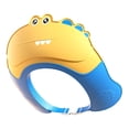 thumbnail image 3 of Gorro de ducha para bebé, gorro de baño para lavar el cabello, protección para ojos y oídos, gorro con visera, gorro de baño, visera para niños y amarillo, 3 of 9