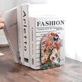 thumbnail image 6 of Pofeuu Butterflies And Flowers Painting Print Large Bookend Hold Heavy Books- Wood Bookends for Heavy Books Heavy Duty Book Ends Wood Bookends for Office Desk Non-Skid, 6 of 7