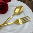 thumbnail image 5 of Elyon Tableware 20-Piece Gold Flatware, Stainless Steel Silverware Set, Reflective Mirror Finish Cutlery Set, Reusable Dishwasher Safe, Service for 4, 5 of 5
