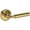 Gold, variant on Baldwin Ps.Lac.R.Rrr La Conner Passage Door Lever Set - Black