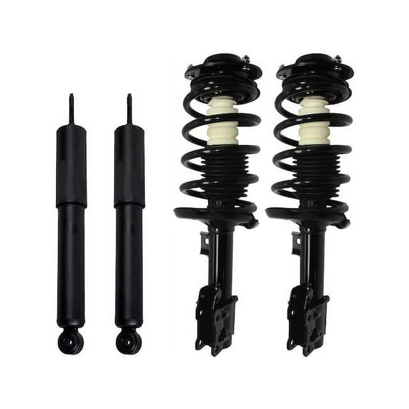 Front and Rear Suspension Strut and Shock Absorber Assembly Kit - Compatible with 2004 - 2012 Chevy Malibu 2005 2006 2007 2008 2009 2010 2011