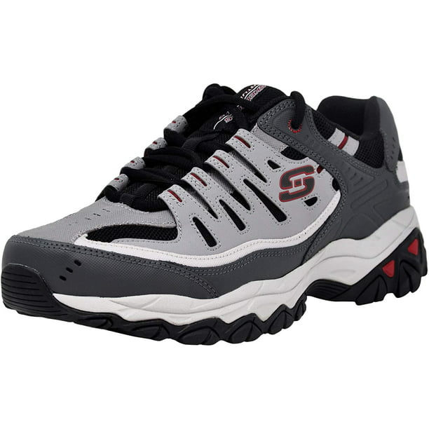 Skechers Afterburn Memory-Foam Lace-up Sneaker, 11.5 M US, Athletic Walmart.com