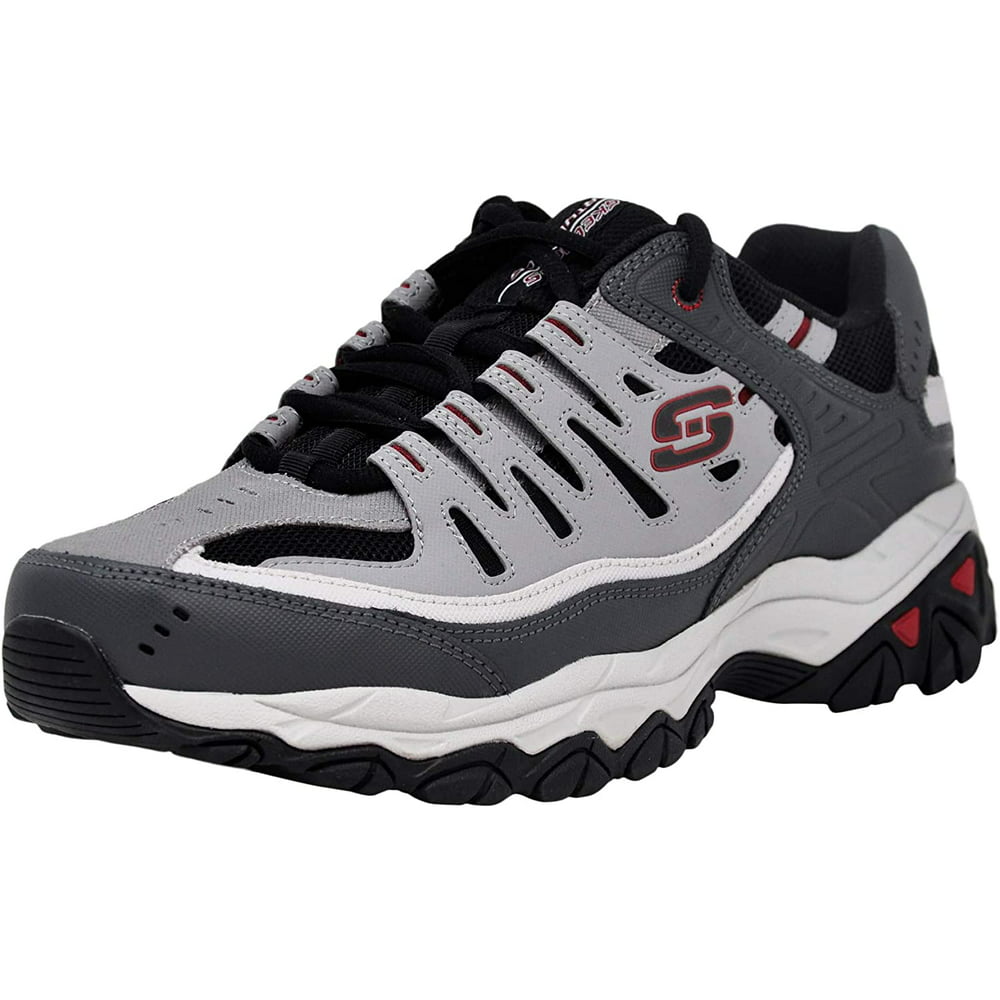 Skechers - Skechers Men's Afterburn Memory-Foam Lace-up Sneaker ...