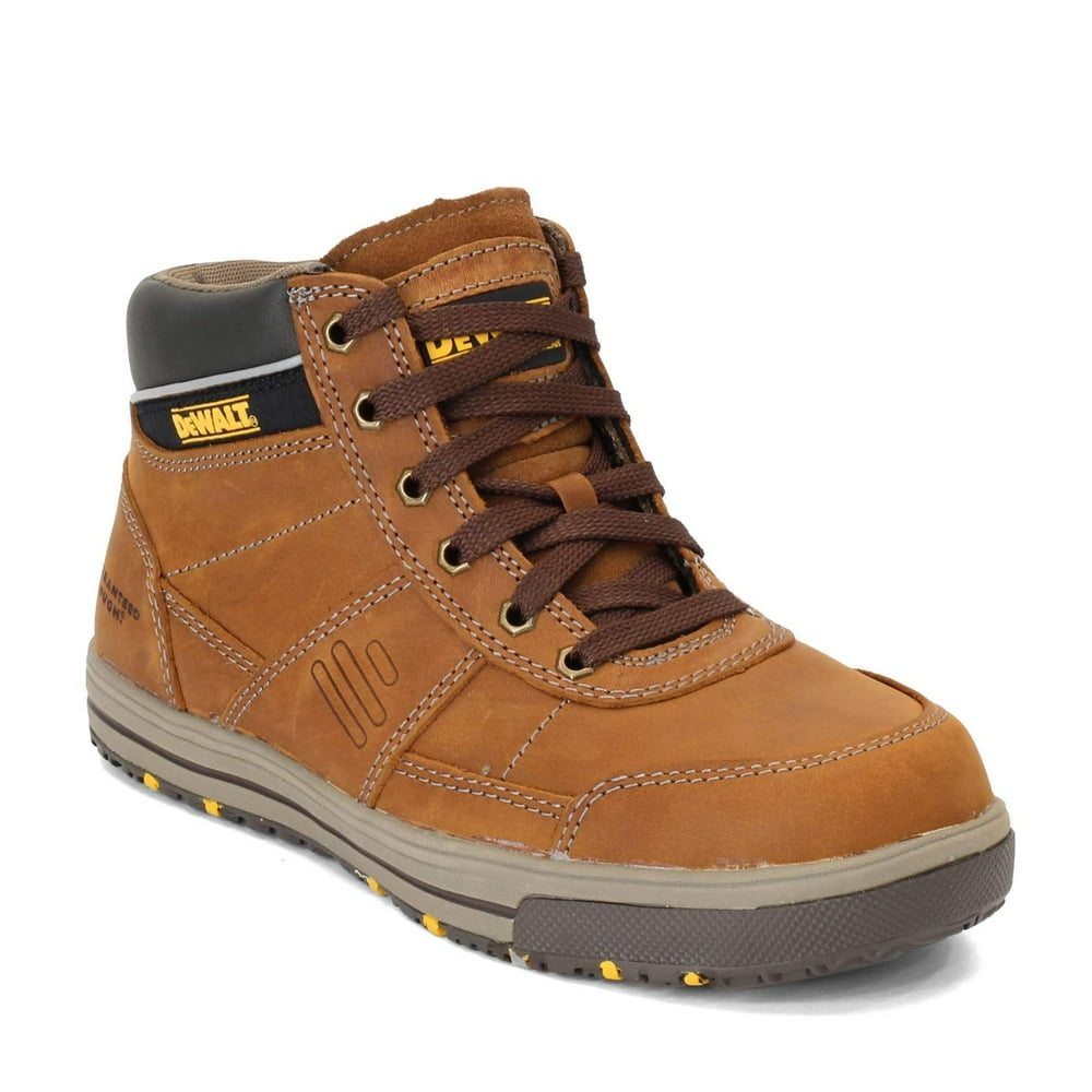 dewalt boot laces brown and yellow