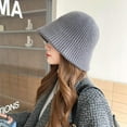 thumbnail image 5 of Classic Warm Bucket Hat for Women Beanies for Women Berets Fall Winter Hat Womens Snow Cap Handwear Travel Outdoor, 5 of 7