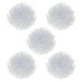 thumbnail image 1 of Uxcell 8" Tissue Pom Poms Paper Flowers Ball Wedding Party Decoration, White 5 Pack, 1 of 6