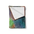 thumbnail image 2 of Psychedelic Soft Flannel Fleece Throw Blanket, Brain Storm Fantasy Visual Modern Mental Ethereal Energy Fiction, Cozy Plush for Indoor and Outdoor Use, 70" x 90", Blue Pistachio, by Ambesonne, 2 of 5