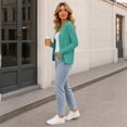 thumbnail image 5 of OGLCCG Cardigan for Women Long Sleeve Open Front Cardigan Sweater Casual Soft Knit Coat S-3XL, 5 of 8
