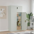 thumbnail image 1 of vidaXL File Cabinet Light Grey 90x40x180 cm Steel, 1 of 5