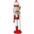 thumbnail image 4 of Ornativity Strawberry Toy Soldier Nutcracker – Red Wooden Strawberry Hat with Cupcake Scepter King, 4 of 6
