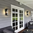 thumbnail image 4 of 12.76" Outdoor Light Fixtures Exterior Wall Lights for Porch, House, Hallway, Doorway (2-pack）, 4 of 9