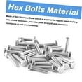 thumbnail image 4 of Bybiment 20 Pieces M8 Hex Bolts M8-1. 30mm Hexagon Screws 304 Steel Fully Threaded Metric Machine Bolts, 4 of 6
