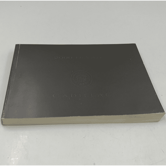 2000 Cadillac Deville Owners Manual Handbook OEM H04B11032