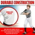 thumbnail image 4 of Franklin Sports Youth Baseball + Softball Pants - Kids Knicker Pants - White - Youth XS, 4 of 10