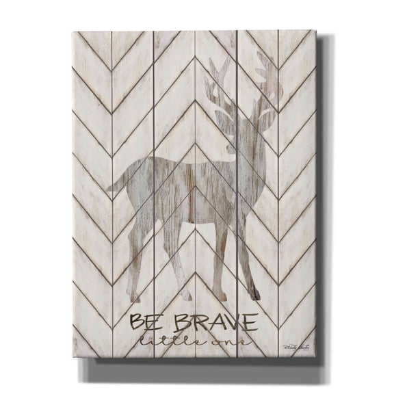 Epic Graffiti 'Be Brave Little One Deer' by Cindy Jacobs, Canvas Wall Art, 12"x16"