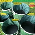 thumbnail image 4 of 32-Gallon Collapsible Trash Can (19x25 in) Hard-Shell Bottom Yard Garden Bag for Yard Waste,Debris bag,Pop-Up Recycling Bin,RV Camping Waste Bin,Laundry Hamper,Lawn Grass,Leaf Bag,Sods,Weeds Barrel, 4 of 6