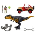 thumbnail image 3 of Jurassic World Tyrannosaurus Rex Off Road Tracker Figure Playset Toy New W Tag, 3 of 5